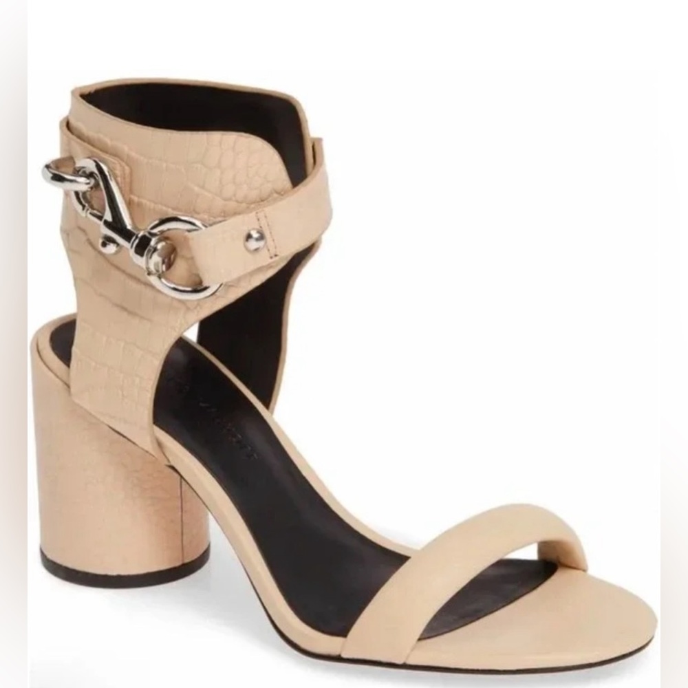Rebecca Minkoff Malina Ankle Strap Sandal, Clay Leather